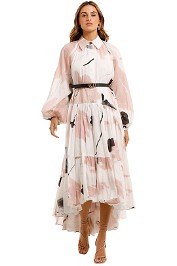 AJE Serenity Smock Maxi Dress