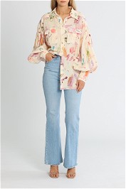Alemais Annie Utility Shirt Rose