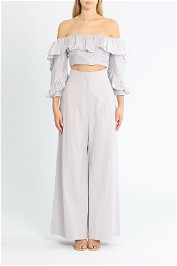 Alemais Elle Ruffle Top Lilac