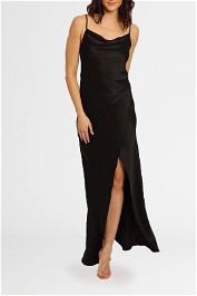 Camilla and Marc Bowery Black satin slip