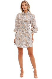 Charlie Holiday Jagger Dress Paisley shirt