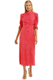 CMEO Collective Early On Dress Pink Woodgrain