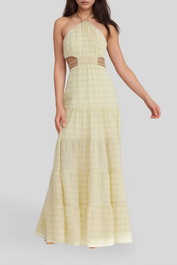 Dress Hire beach party Significant Other  - Sophie Maxi Dress - Sunflower Check