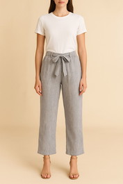 Dress Hire Brunch AERE	 Relaxed Stripe Linen Pants