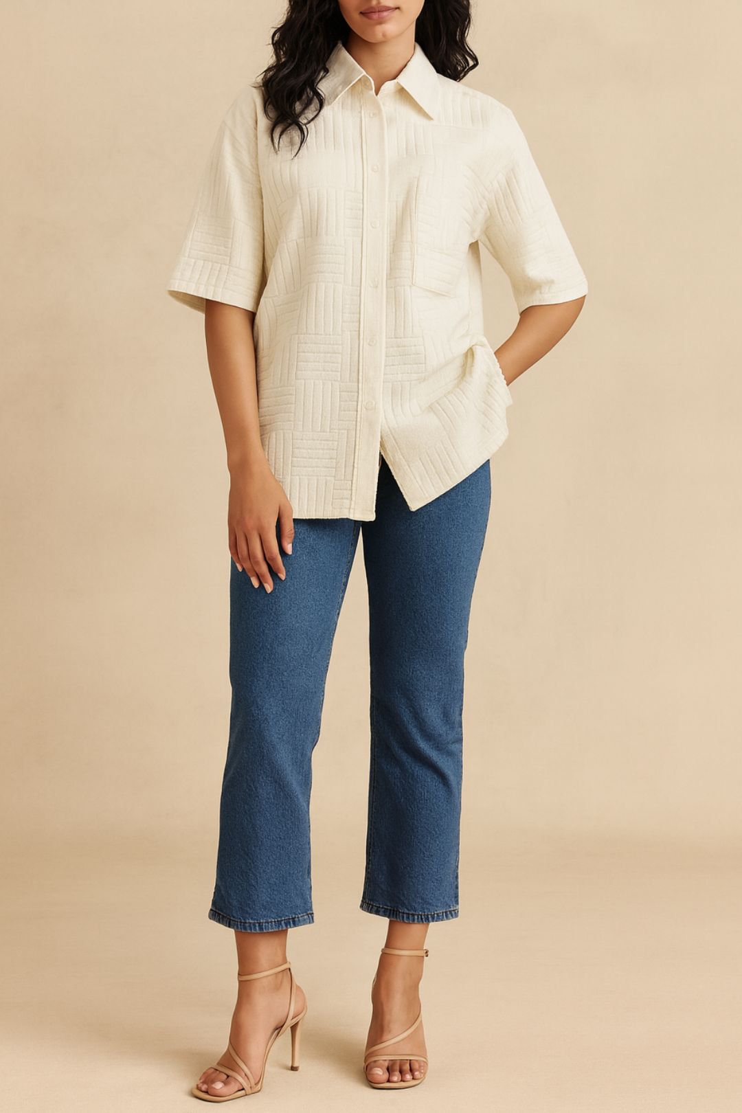 Dress Hire Brunch Aston Studio	Bobby Terry Oversized Shirt White