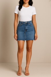 Dress hire Brunch Nobody Denim Piper Skirt Blue
