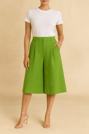 Dress Hire brunch sass and Bide Ivy Dance Relaxed Pants Green