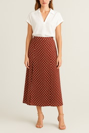 Dress Hire brunch Witchery Mini Ikat Seam Skirt A line