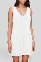 Dress Hire Casual AERE Pleat Detail Sleeveless Mini Dress