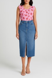 Dress Hire casual  Nobody denim Lexi Super High Rise Midi Skirt