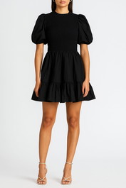 Dress Hire date night Atmos & Here Shirred Mini Dress