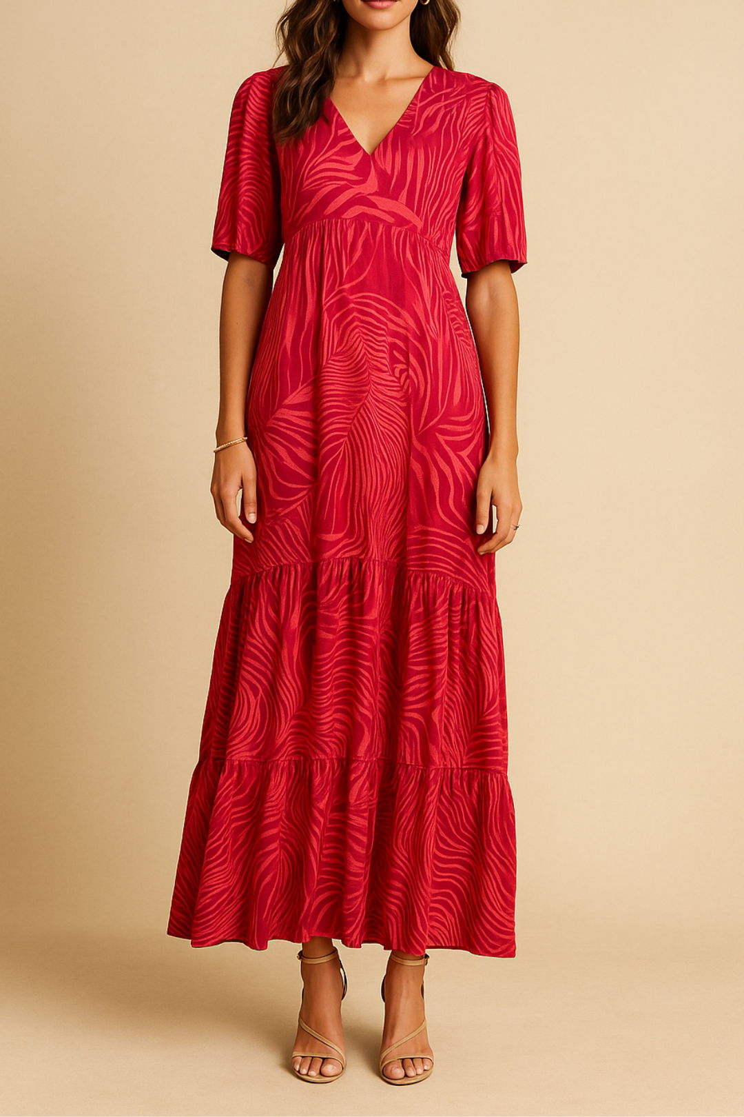 Dress hire daytime event VERGE Rio Dress - Raspberry