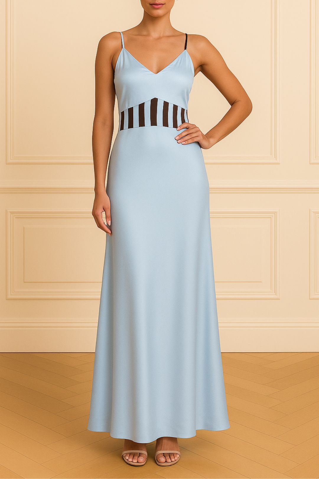 Dress hire evening event Romy	Waterfront Bias Cut Dress