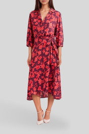 Dress hire work function David Lawrence KAILA WRAP DRESS