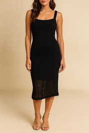 Dress Hire Party GUESS Black Lurex Iris Mini Dress