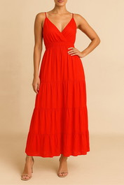 Dress hire party Y.A.S Yassirala Ankle Dress Red