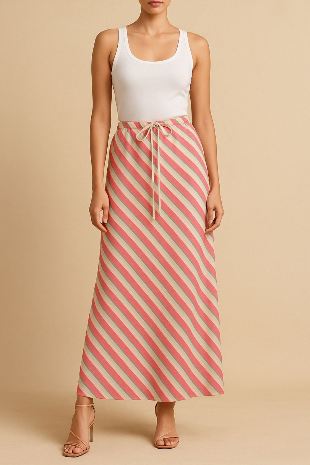 Dress Hire resort aston studio BEAH SKIRT IN ARISA STRIPE