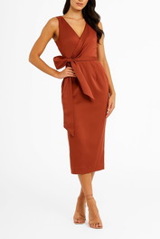 Dress Hire wedding gue pasducash Dreamland Wrap Midi Dress
