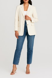 Dress Hire work event dissh Celine Cream Blazer long