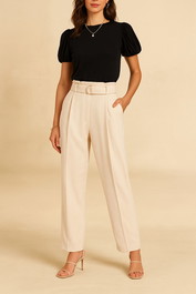 Dress Hire Work function acler Cleveland Pant - Sand