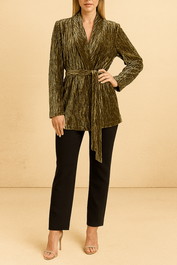 Dress Hire Work function Y.A.S textured velvet blazer
