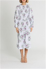 Ganni Heather Midi Dress Floral