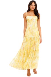 Ginger and Smart Radiate Sundress Sunshine Yellow print