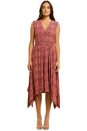 Husk-Caribbean-Dress-Pink-Snake-Front