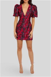 Rebecca Vallance Kassia Mini Dress Pink