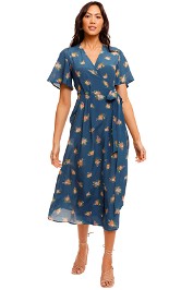 Kate Sylvester Meg Silk Wrap Dress