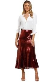 Keepsake-the-Label-Farewell Skirt-Ruby-Front