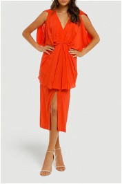 KITX-Lush-Nature-Cape-Dress-Melon-Front