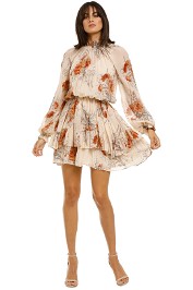 Lover-Angie-Mini-Dress-Sand-Front