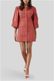 Marley Dress Sunset Cotton Linen