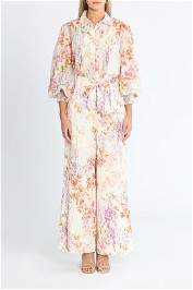 Ministry of Style Joyful Blooms Blouse Collared