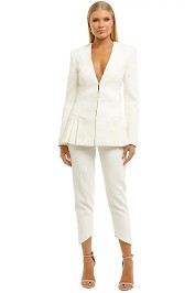 Misha-Tamina-Linnea-Blazer-and-Pant-Set-Ivory-Front