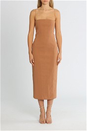 Misha Irisa Dress Praline Midi