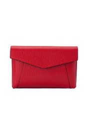 Olga Berg - Andrea Wide Foldover Clutch - Red - Front