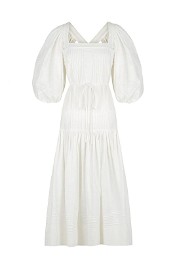 Shona Joy Priscila Pin Tuck Midi Dress