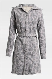 Escapism Floral Embroidered Coat Dress