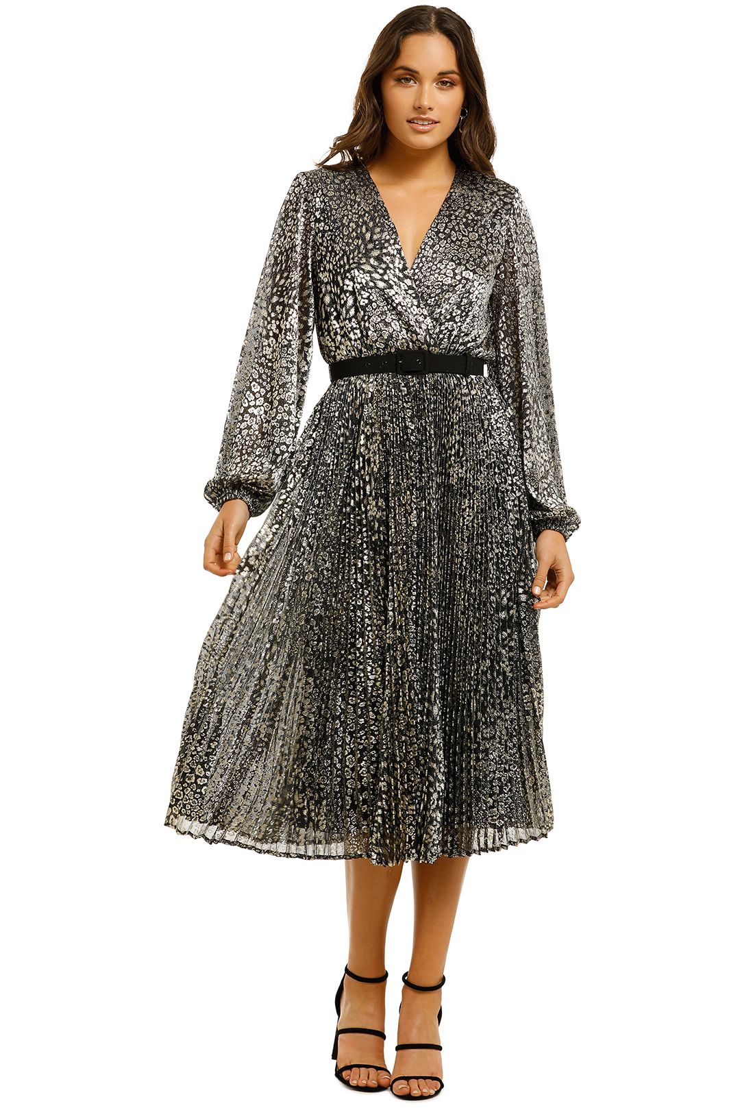 Rebecca Vallance - Vienna Midi Dress - Gold