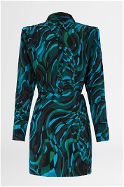 Rebecca Vallance La Bamba Shirt Dress Print