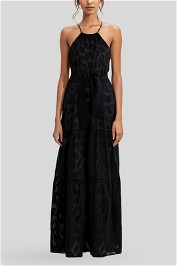 Rumer Giselle Halter Maxi Black