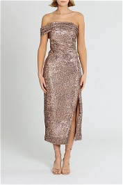 Simkhai  Zay Sequined Midi Leg Split