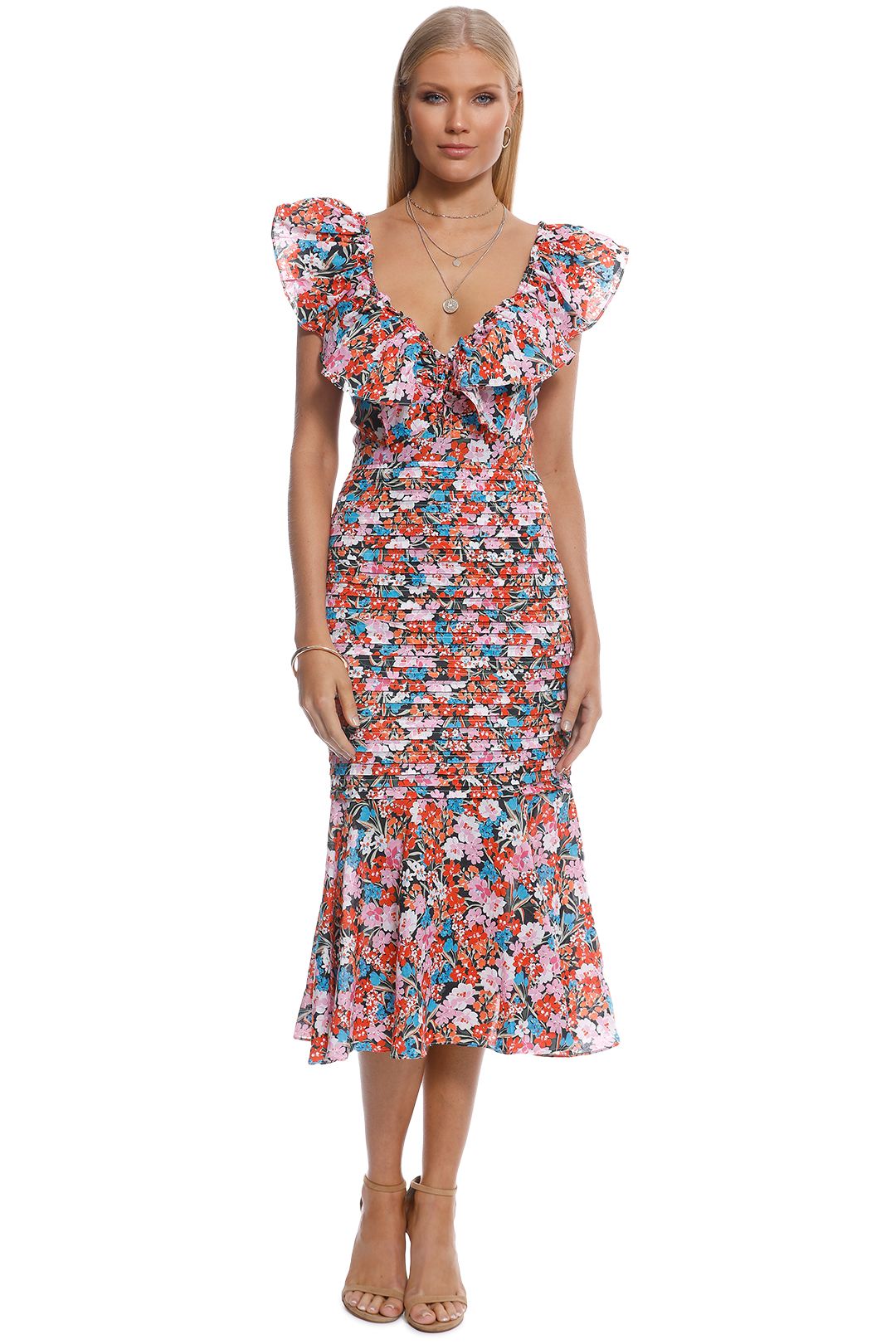 Talulah-Cloud-Nine-Midi-Dress-Multi-Front