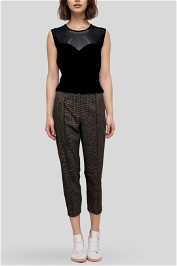 Veronika Maine Classic Houndstooth Pants