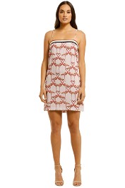 Vestire=Flamingo-Hearts-Mini-Dress-Print-Front