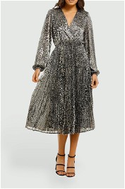 Rebecca-Vallance-Vienna-Midi-Dress-Gold-Front