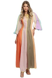 Zimmermann Lola Panelled Midi Dress