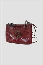 Multi Compartment Crossbody in Burgundy